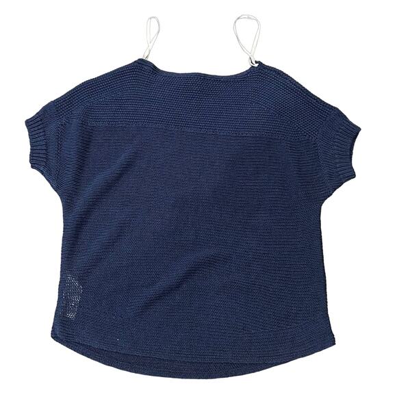 Tommy Bahama Women's Paradise Sun Textured Pullover Navy Size M - Picture 1 of 8